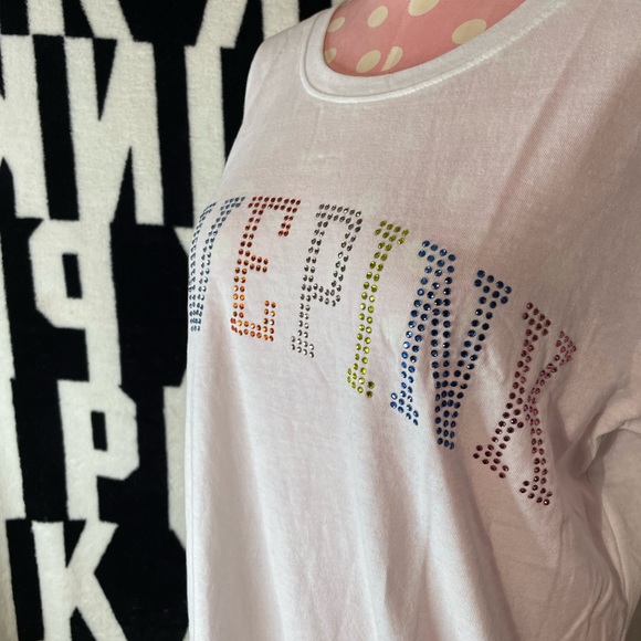 Victoria’s Secret PINK Bling T- Shirt VS PINK NEW NWT SHIRT - Picture 3 of 6